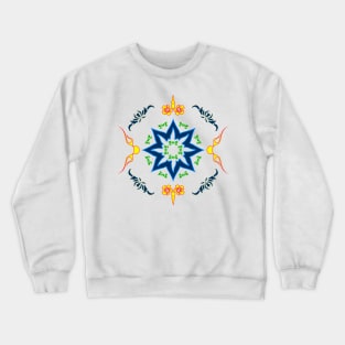 Face Mask Flower 02 Crewneck Sweatshirt